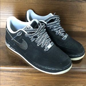 Nike Air Force one 1 low black zebra Oreo